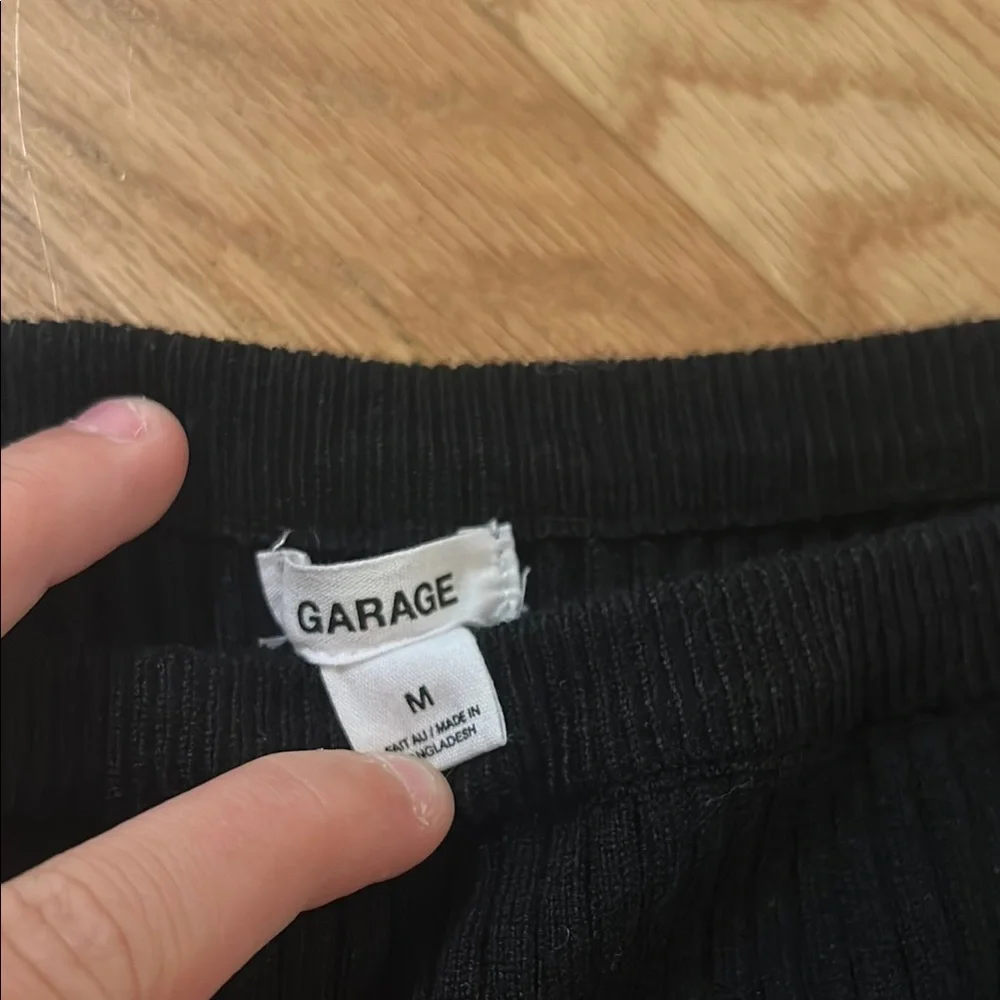 Garage Black Ribbed Knit Top - Picture 2 of 4